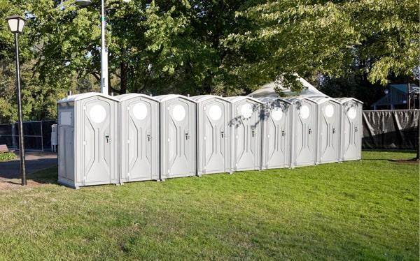 Portable restroom rental unit in Burlington, Vermont